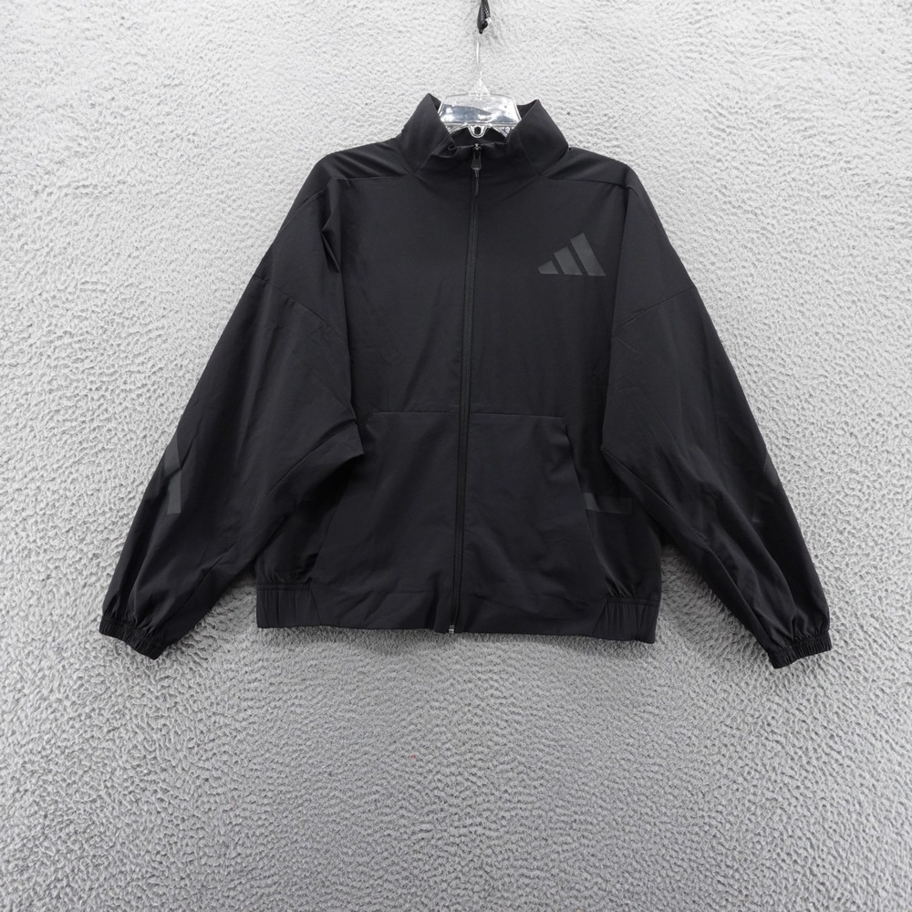 Adidas ZNE Womens‎ Black Full Zip Track Jacket Medium Lightweight NEW